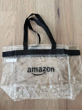 Amazon Clear Tote with Black Accents